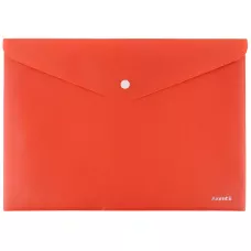 Папка на кнопці, А4, Earth colors кораловий 1412-04-A