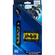 Набір бейдж на липучці та підвіска, 2 шт., DC24-3010 DC Comics Batman
