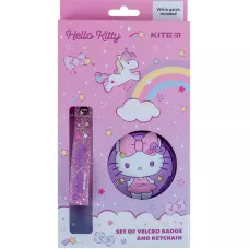Набір бейдж на липучці та підвіска, 2 шт., HK24-3010-3 Hello Kitty