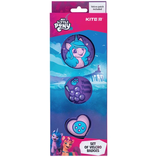 Набір бейджів на липучці, 3 шт., LP24-3012 My Little Pony