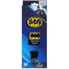Набір бейджів на липучці, 3 шт., DC24-3012-1 DC Comics Batman