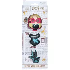 Набір бейджів на липучці, 3 шт., HP24-3012-3 Harry Potter