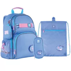 Набір рюкзак+ пенал+ сумка для взуття Kite SET_K24-702M-2 100% Cute
