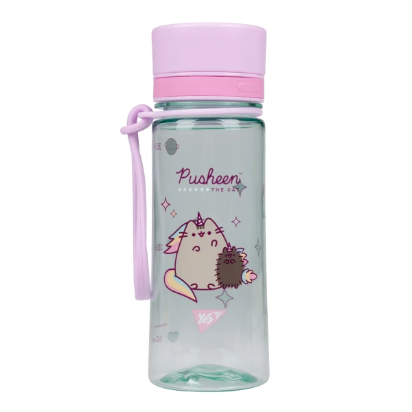 Пляшка для води YES "Pusheen" 400 мл., 708178