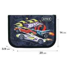 Набір рюкзак + пенал + сумка для взуття Kite SET_HW24-501S Hot Wheels