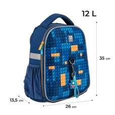 Набір рюкзак + пенал + сумка для взуття Kite SET_K24-555S-6 Blocks