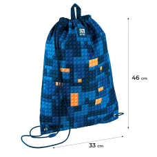 Набір рюкзак + пенал + сумка для взуття Kite SET_K24-555S-6 Blocks