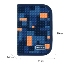 Набір рюкзак + пенал + сумка для взуття Kite SET_K24-555S-6 Blocks