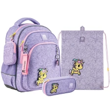 Набір рюкзак + пенал + сумка для взуття Kite SET_TK24-763S tokidoki 