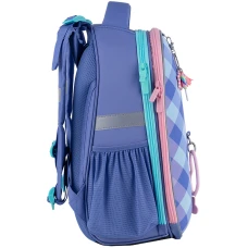 Набір рюкзак + пенал + сумка для взуття Kite SET_K24-531M-2 Purple Chequer
