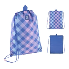 Набір рюкзак + пенал + сумка для взуття Kite SET_K24-531M-2 Purple Chequer