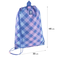 Набір рюкзак + пенал + сумка для взуття Kite SET_K24-531M-2 Purple Chequer