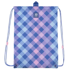 Набір рюкзак + пенал + сумка для взуття Kite SET_K24-531M-2 Purple Chequer