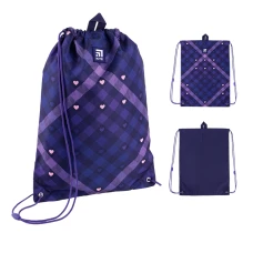 Набір рюкзак + пенал + сумка для взуття Kite SET_K24-555S-1 Check and Hearts