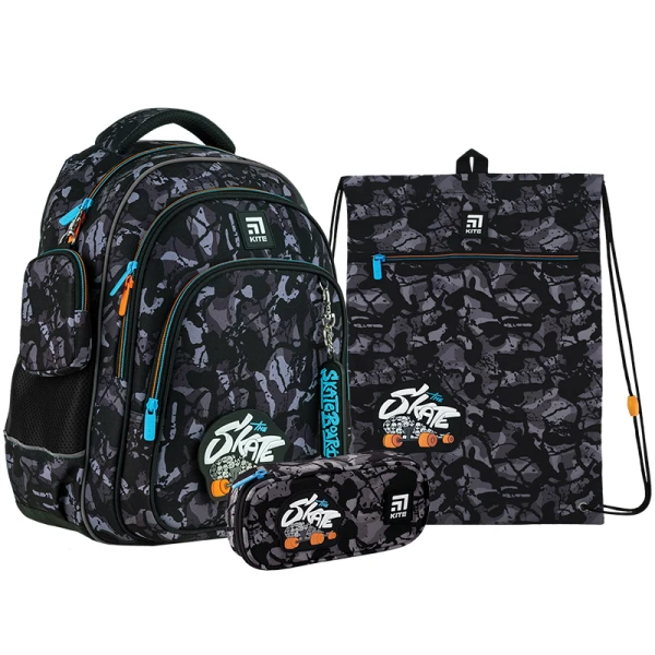 Набір рюкзак + пенал + сумка для взуття Kite SET_K24-763M-4 Skate
