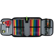 Пенал Kite 1 від., 2 відв., з наповненням K24-622H-4 Roar