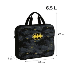 Шкільна текстильна сумка Kite A4, 1 від., DC24-589 DC Comics Batman