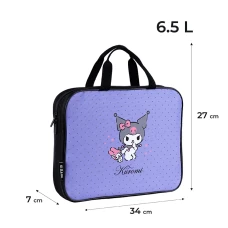 Шкільна текстильна сумка Kite A4, 1 від., HK24-589 Kuromi