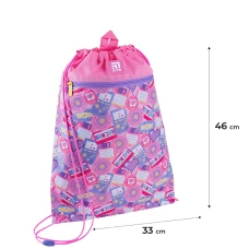 Набір рюкзак + пенал + сумка для взуття Kite SET_K24-770M-2 Love is Love