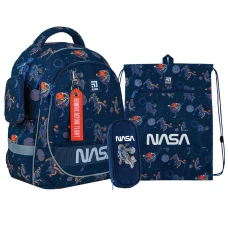 Набір рюкзак + пенал + сумка для взуття Kite SET_NS24-700M NASA