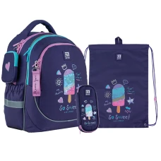 Набір рюкзак + пенал + сумка для взуття Kite SET_K24-700M-6 So Sweet