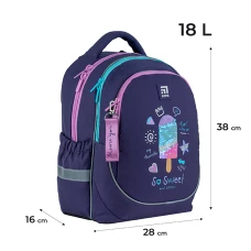 Набір рюкзак + пенал + сумка для взуття Kite SET_K24-700M-6 So Sweet