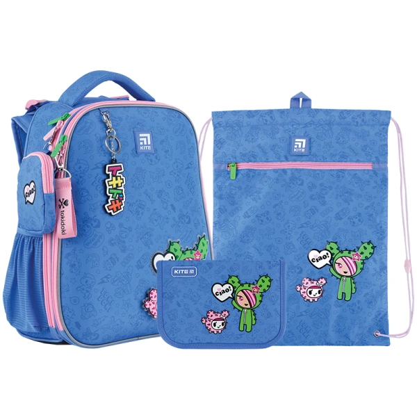 Набір рюкзак + пенал + сумка для взуття Kite SET_TK24-531M tokidoki