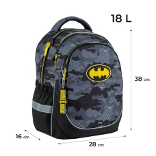 Набір рюкзак + пенал + сумка для взуття Kite SET_DC24-700M DC Comics Batman