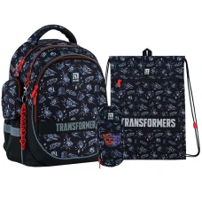 Набір рюкзак + пенал + сумка для взуття Kite SET_TF24-700M Transformers 