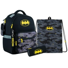 Набір рюкзак + пенал + сумка для взуття Kite SET_DC24-770M DC Comics Batman
