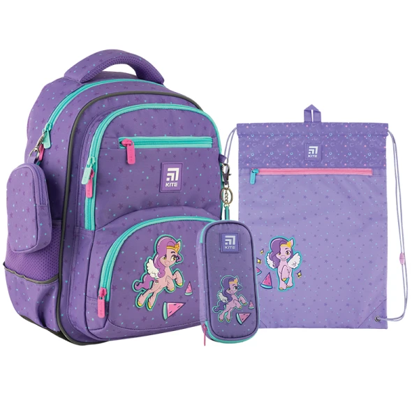 Набір рюкзак + пенал + сумка для взуття Kite SET_LP24-773M My Little Pony