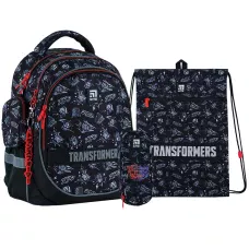 Набір рюкзак + пенал + сумка для взуття Kite SET_TF24-700M Transformers 