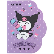 Блокнот вирубка, клей, 60арк., А6 Kuromi HK24-223 Kite