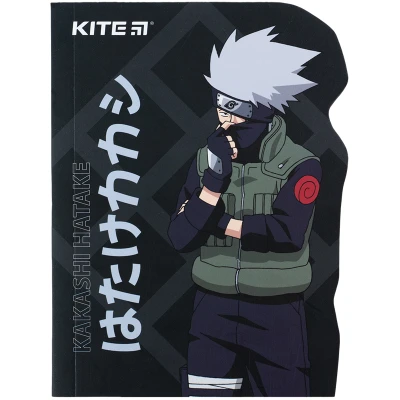 Блокнот вирубка, клей, 60арк., А6 Naruto NR24-223 Kite