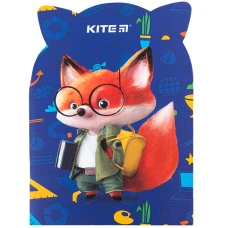 Блокнот м'яка обкл., 48 арк. кліт., Smart fox K24-461-3 Kite
