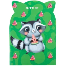 Блокнот м'яка обкл., 48 арк. кліт., Tasty racoon K24-461-4 Kite