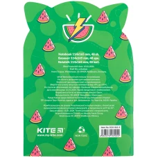 Блокнот м'яка обкл., 48 арк. кліт., Tasty racoon K24-461-4 Kite
