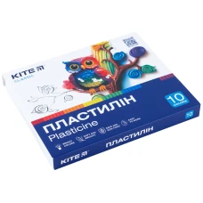Пластилін, 10 кольорів, 200 г. Kite Classic K-084