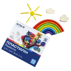 Пластилін, 10 кольорів, 200 г. Kite Classic K-084