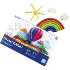 Пластилін, 24 кольори, 480 г. Kite Classic K-089