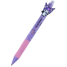 Ручка кульк. автомат. з фігуркою, 0,5мм. синя Kuromi HK24-393-2 Kite