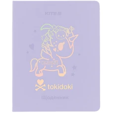 Щоденник шкільний, м'яка обкл. PU, tokidoki TK24-283 Kite