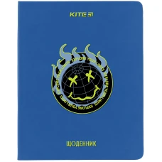 Щоденник шкільний, тверда обкл. PU, Happy nation K24-264-1 Kite
