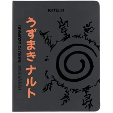 Щоденник шкільний, тверда обкл. PU, Naruto NR24-264 Kite
