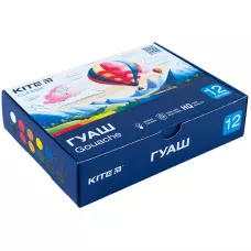 Фарби гуашеві, 12 кол., 20 мл Kite Classic K-063