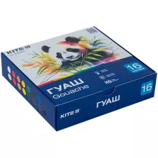 Фарби гуашеві, 16 кол., 20 мл Kite Classic K-096