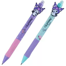 Ручка кульк. автомат. з фігуркою, 0,5мм. синя Kuromi HK24-393-2 Kite