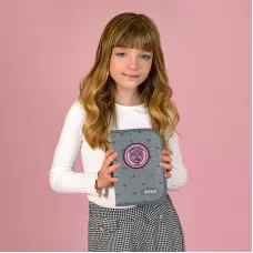 Пенал Kite 1 від., 2 відв., з наповненням K24-622H-1 College Line girl