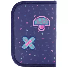 Пенал Kite 1 від., 2 відв., з наповненням K24-622H-5 Pixel Love