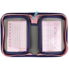 Пенал Kite 1 від., 2 відв., з наповненням K24-622H-5 Pixel Love